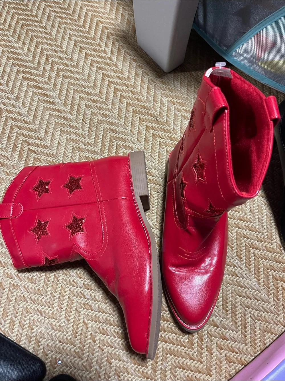 Gymboree Red Star Embellished Kids Boots